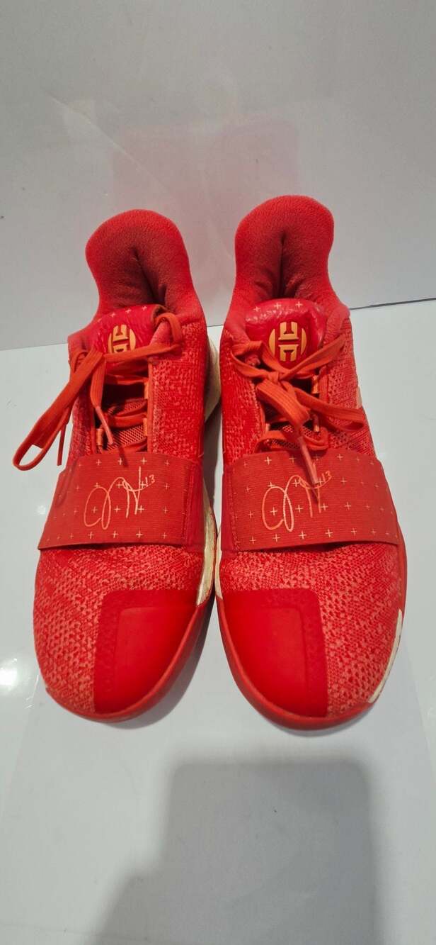 Adidas Harden Vol. 3 Chalk Coral Basketball Shoes D96990 Red Men's
